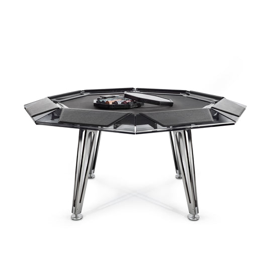 Unootto Black 8 Player Poker Table