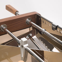 Derby Wood Foosball Table With Walnut & Bronze Glass