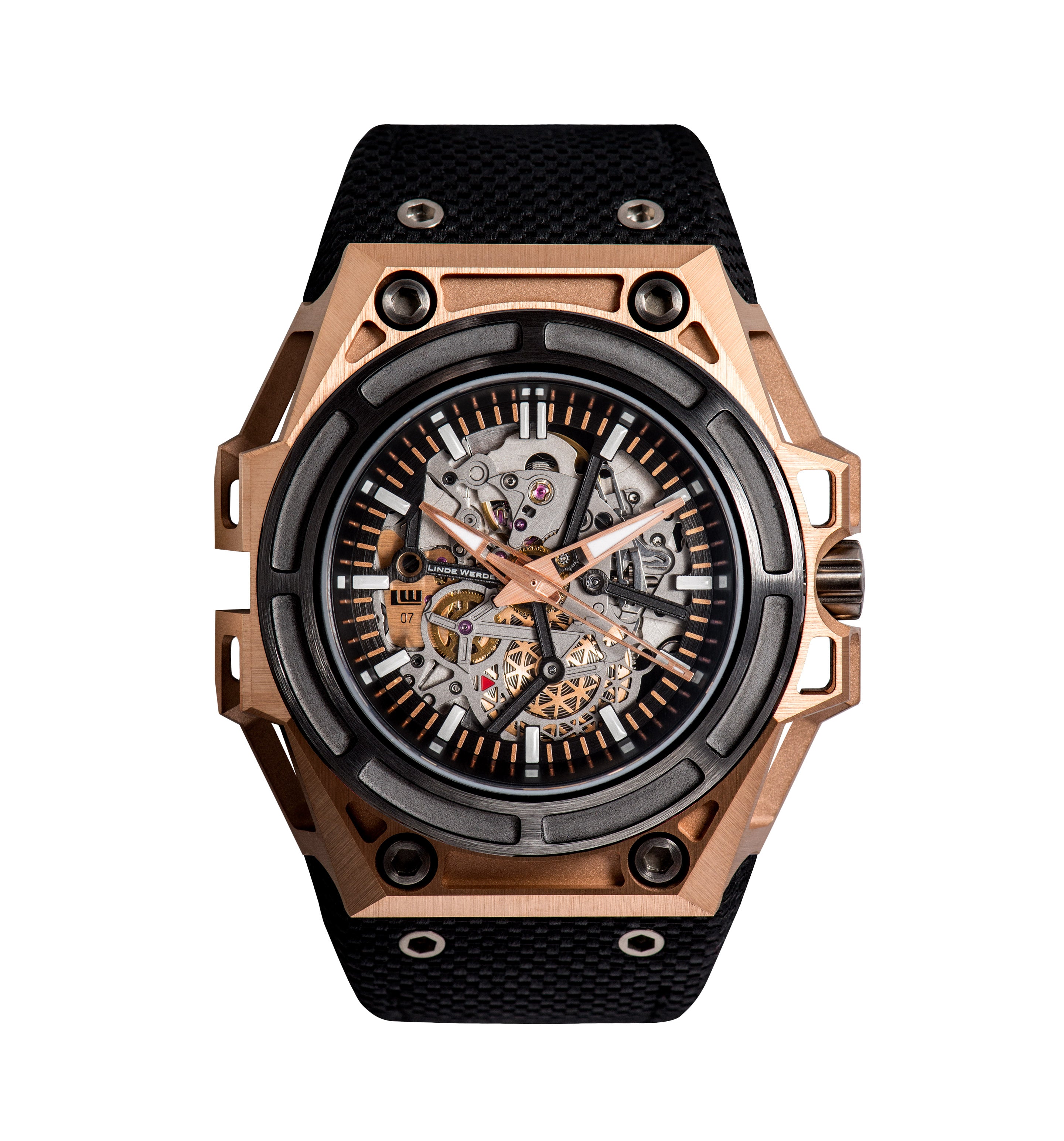 SpidoLite Gold Watch - 3D Movement