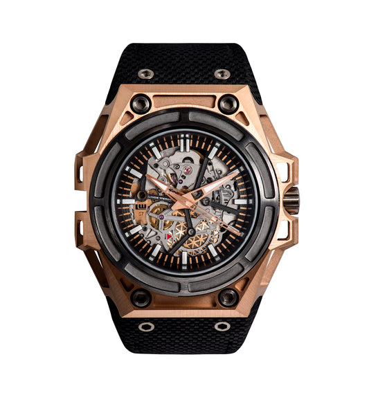 SpidoLite Gold Watch - 3D Movement