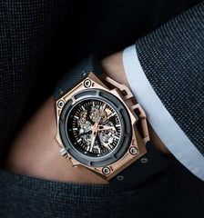 SpidoLite Gold Watch - 3D Movement