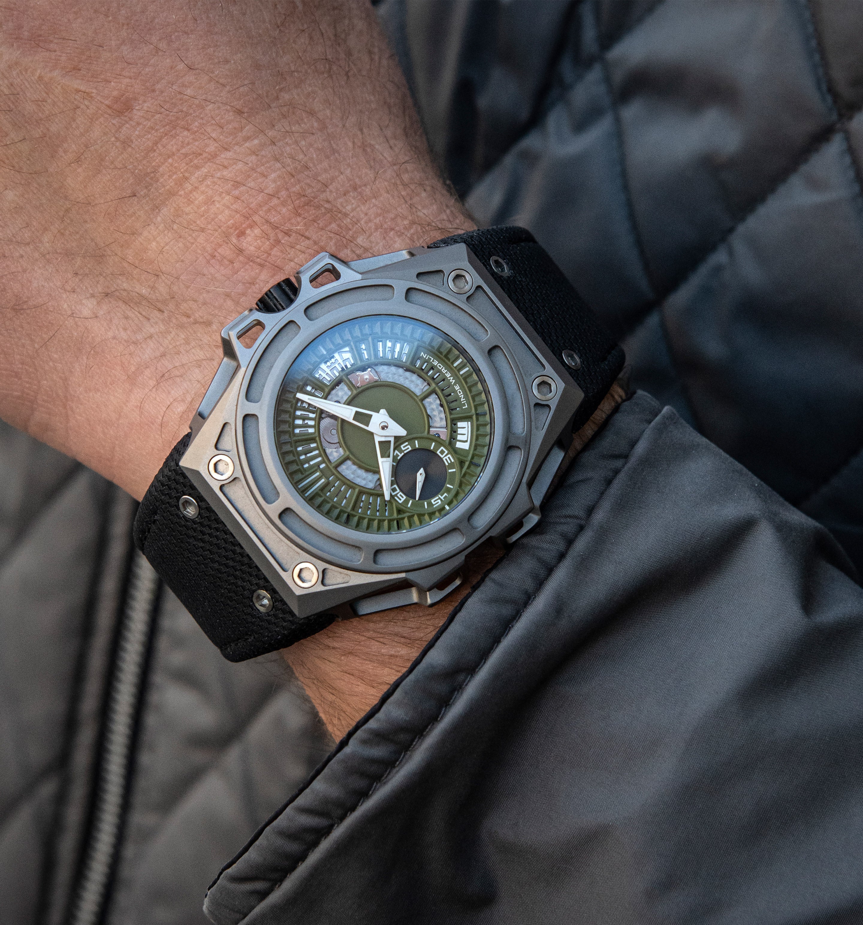 SpidoLite Titanium - Summit Green - Mens Watch