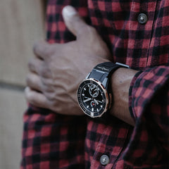 Ulysse Nardin - Diver Chronometer Black & Gold - Rubber & Titanium strap - 44mm