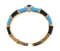 Rock'n'Roll Rose Gold Bangle