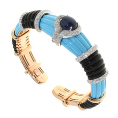 Rock'n'Roll Rose Gold Bangle