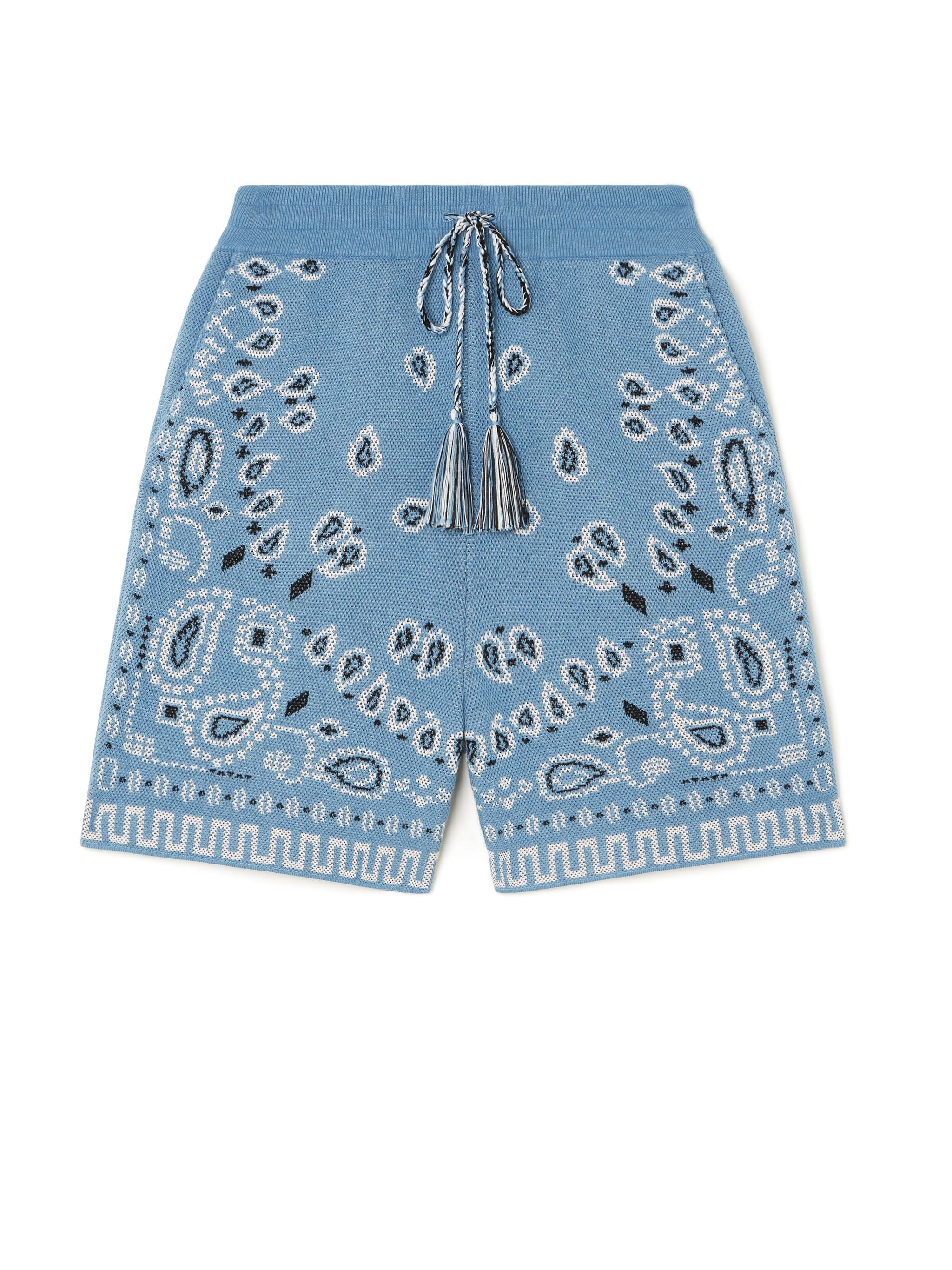 Louis Vuitton Monogram Bandana Short-sleeved Hoodie, Blue, XL