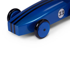 Wood Car Model, Blue