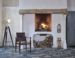 Bridle Leather Campaign Chair