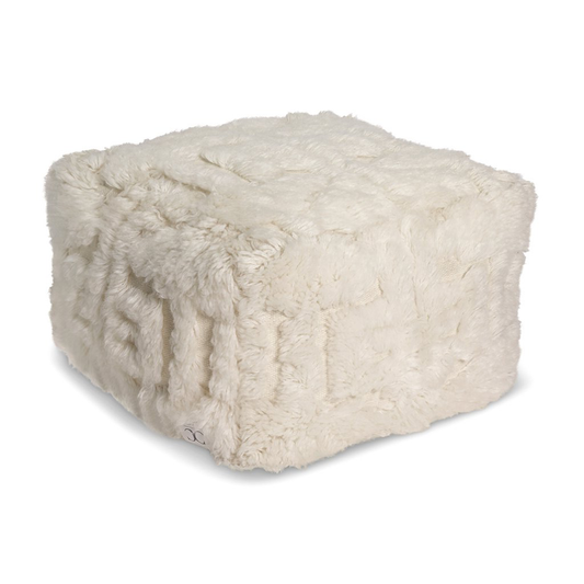 Pouf Casablanca White