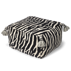 Pouf Zebra Black/White