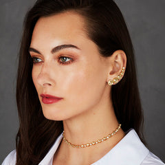 Necklace crafted 18K yellow gold Sahara Collection