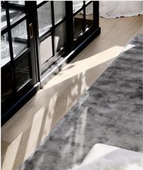 Rug Velvet Tencel Silver