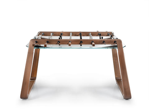 Derby Wood Foosball Table With Natural Oak & Glass
