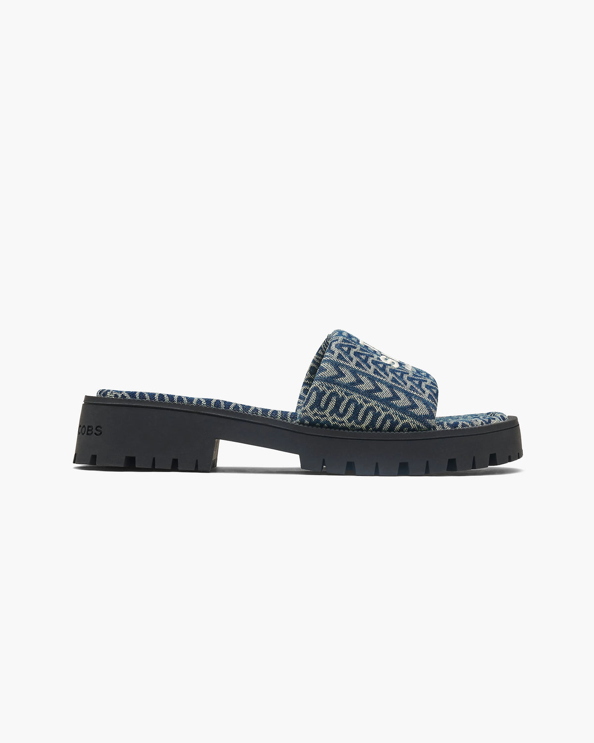 The Denim Monogram Lug Sole Slide