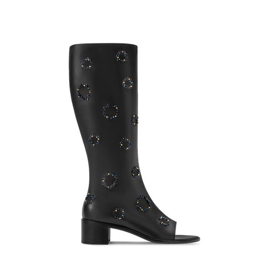 Talisman Open Toe High Boots