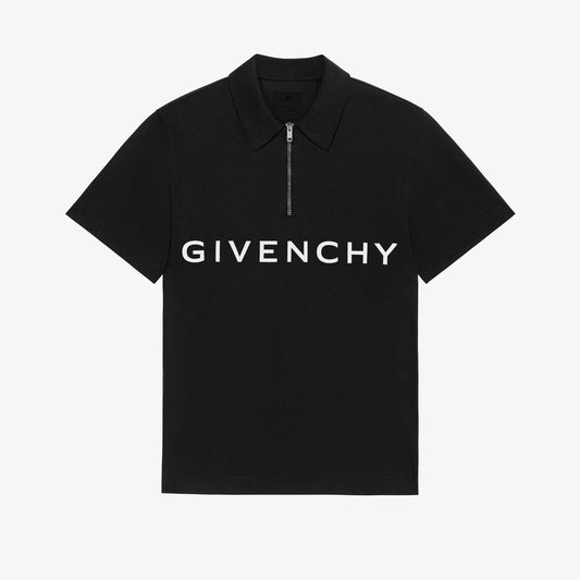 GIVENCHY Archetype zipped polo shirt in cotton