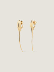 Maple Seed Earrings In Metal