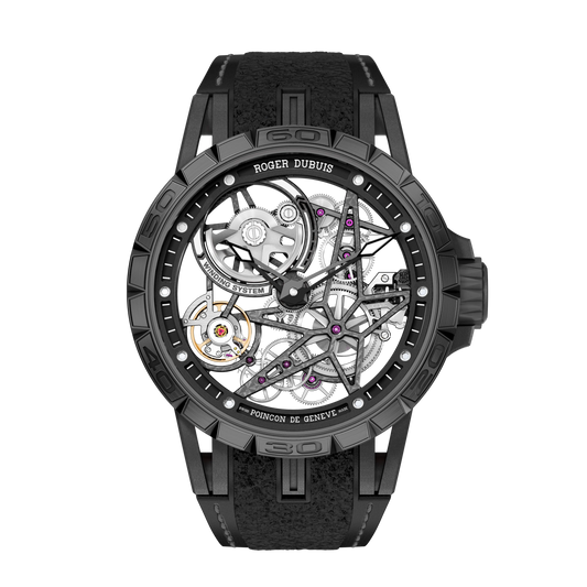 Excalibur Spider Pirelli Black Dlc Titanium Dbex0826 45mm, Automatic, Self-Winding