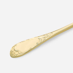24k Gold Plated Soup Spoon