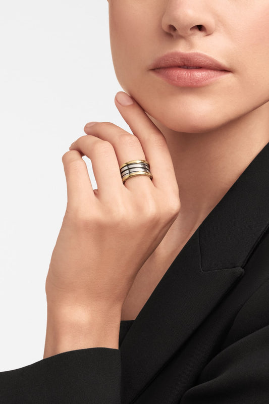 B.zero1 Gold & Steel Ring