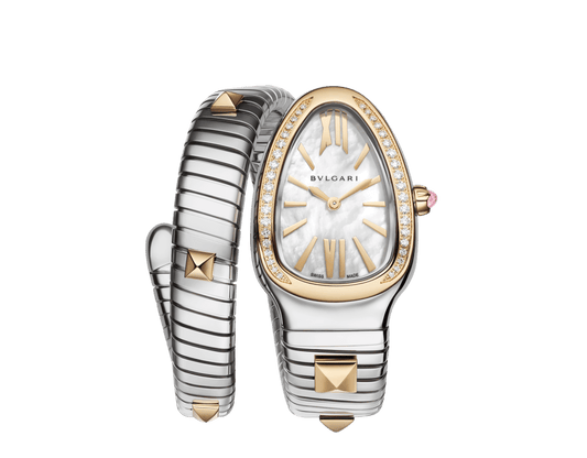 Serpenti Tubogas Gold & Steel Watch