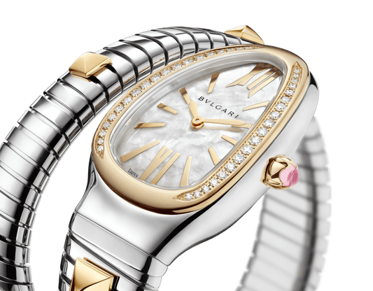 Serpenti Tubogas Gold & Steel Watch