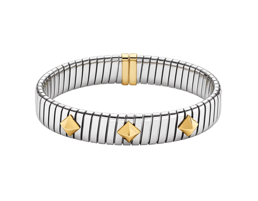 Bvlgari Tubogas Gold & Steel Bracelet