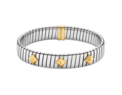 Bvlgari Tubogas Gold & Steel Bracelet