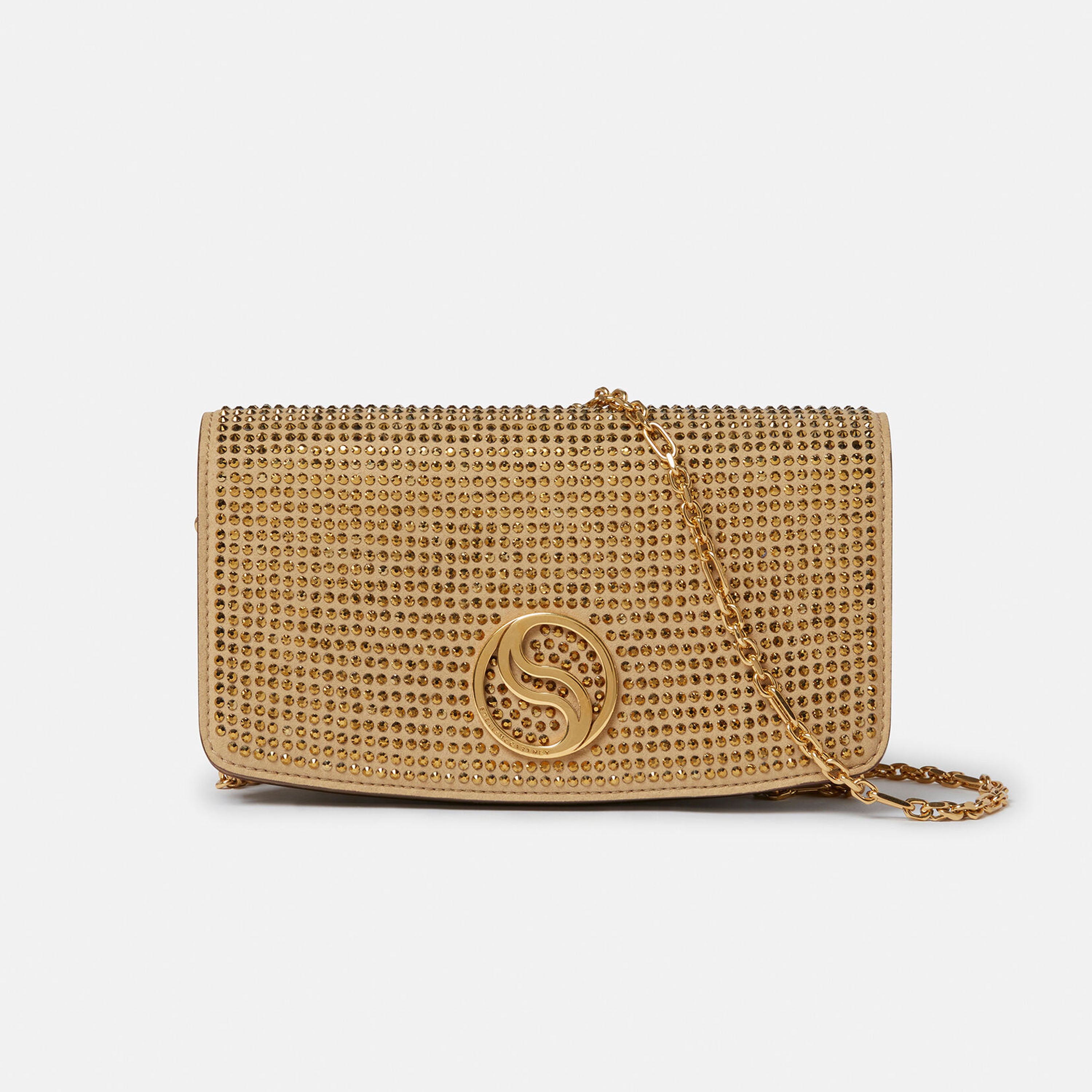S-Wave Sequinned Wallet on Strap