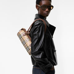 Mini Check Barrel Bag