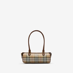 Mini Check Barrel Bag