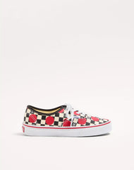 Valentino Garavani And Vans Low-Top Trainer In Fabric With Vlogo Checkerboard Print And Polka Dot Detail