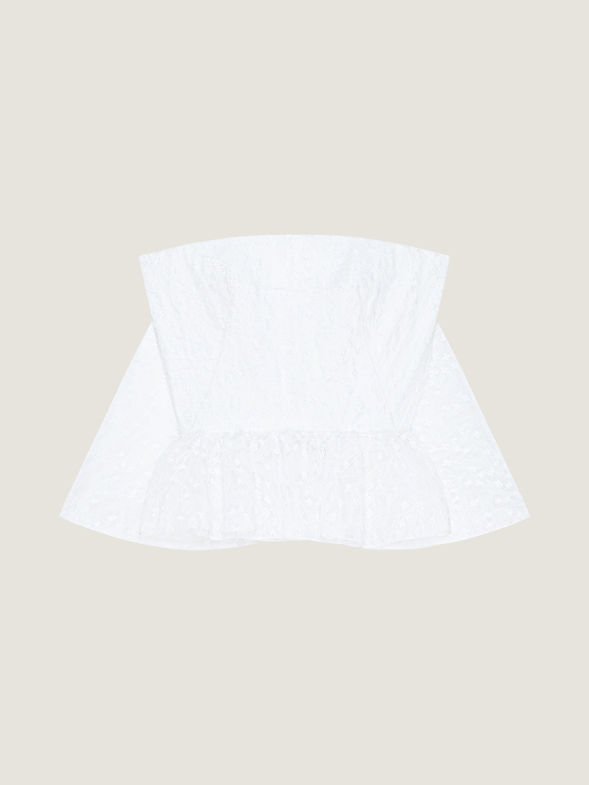 Bustier Cape Back Top In Lace