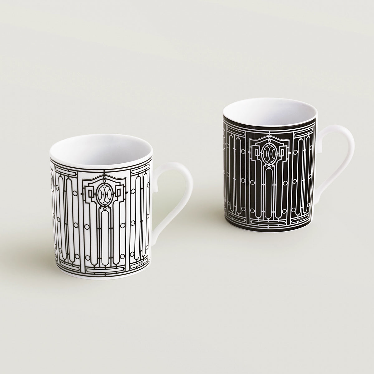 H Deco Set Of 2 Mugs (n°1 And 2)