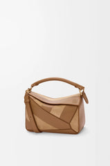 Small Puzzle Bag In Classic Calfskin And Suede