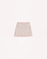Ribbon Tweed Skirt