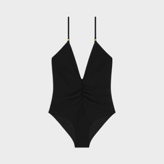 Gathered Swimsuit In Matte Jersey