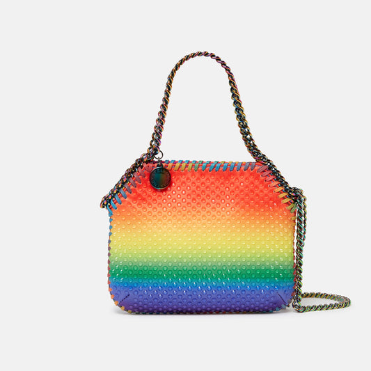 Falabella Rainbow Crystal Dégradé Mini Tote Bag
