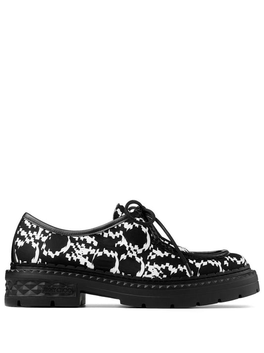 Marlow Moccasin graphic-print loafers