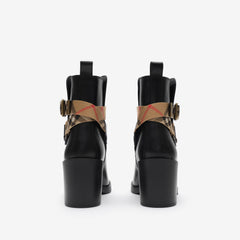 Leather Huntley Heel Boots