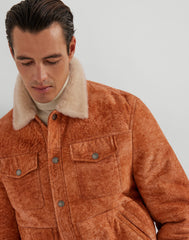 Waxed Shearling Jacket