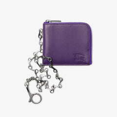 Leather B Chain Wallet