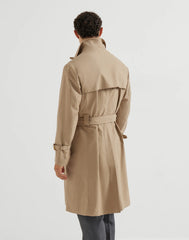 Water-resistant Techno Cotton Gabardine Outerwear