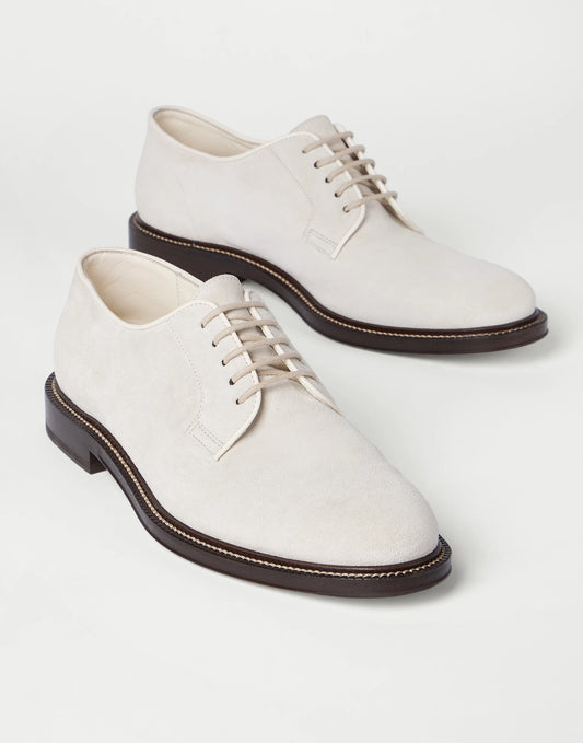 Reversed Calfskin Derbys