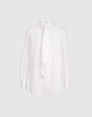 Shirt With Tie And Monili