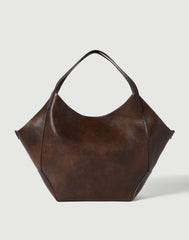 Reversible Duo Shopper In Lizard-effect Calfskin