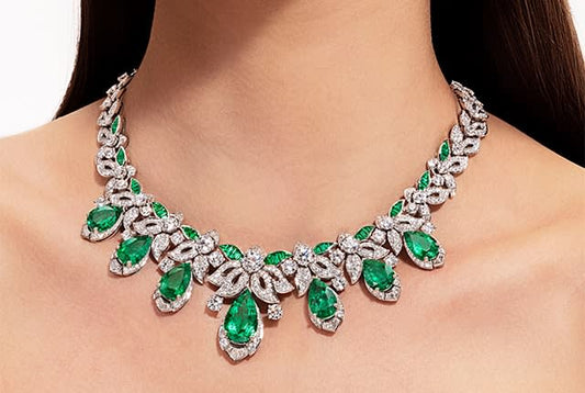 Acanthus Emerald Necklace