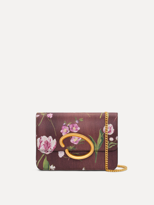 Mixed Botanical Printed O Pochette