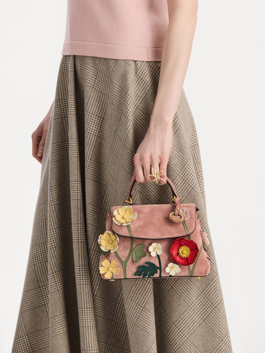The Mini Poppy in Suede