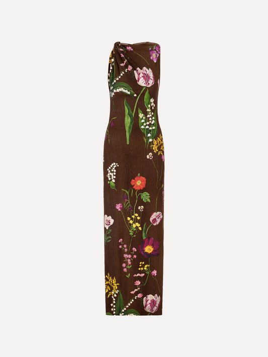 Mixed Botanical Milano Jersey Dress